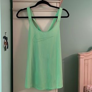 Neon Green Nike Tank
